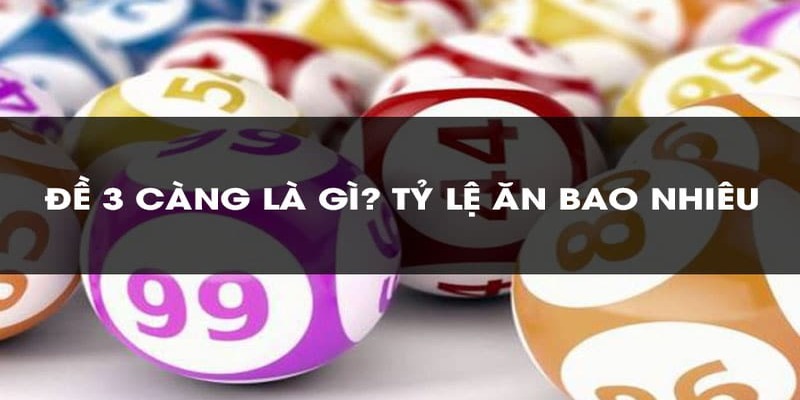 Tỷ lệ để ăn thưởng trong đề 3 càng là gì?